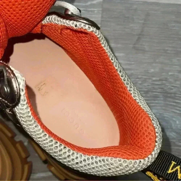 Gucci Multicolor Leather Flashtrek Reflective Sneakers Size 36 - Picture 9 of 15